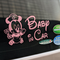 ミッキー仕様「Baby in Car」車ステッカー